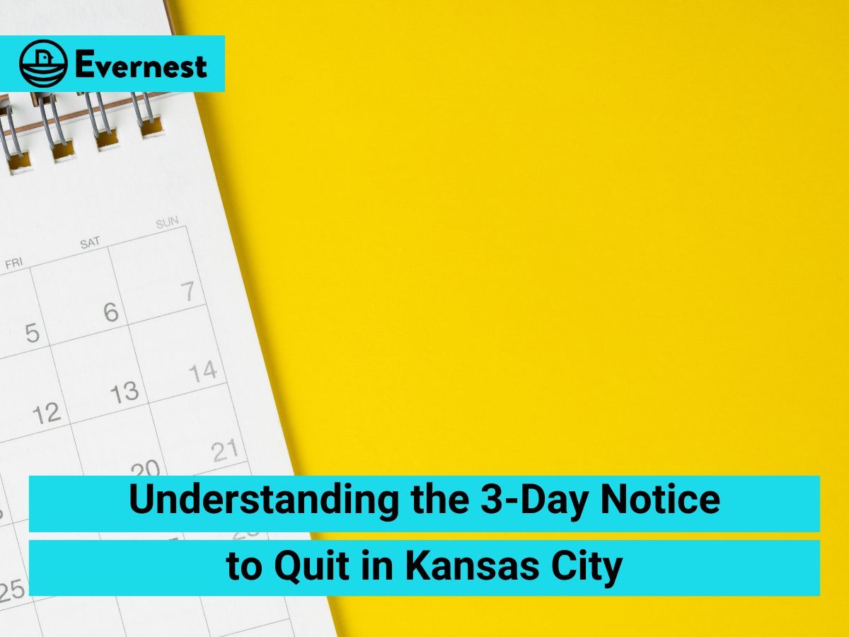 3-Day Notice to Quit in Kansas City